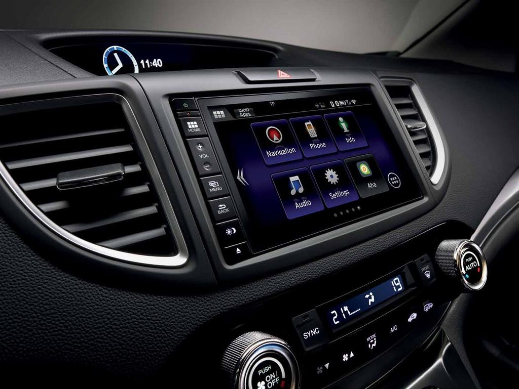 SISTEM AUDIO & COMUNICAŢII : 10 *Prin utilizarea aplicaţiilor Honda pot exista costuri suplimentare privind utilizarea datelor şi serviciilor de roaming pe Honda CONNECT.