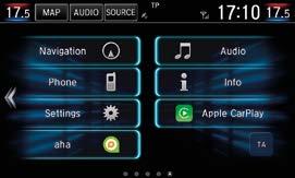 APPLE CARPLAY ŞI ANDROID AUTO Puteţi integra perfect telefonul Android sau iphone la display-ul touchscreen, pentru efectuare apeluri, muzică şi mesaje.