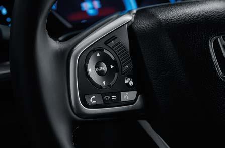 COMENZI AUDIO PE VOLAN Majoritatea comenzilor pe care le folosiți frecvent, precum Cruise Control, Bluetooth