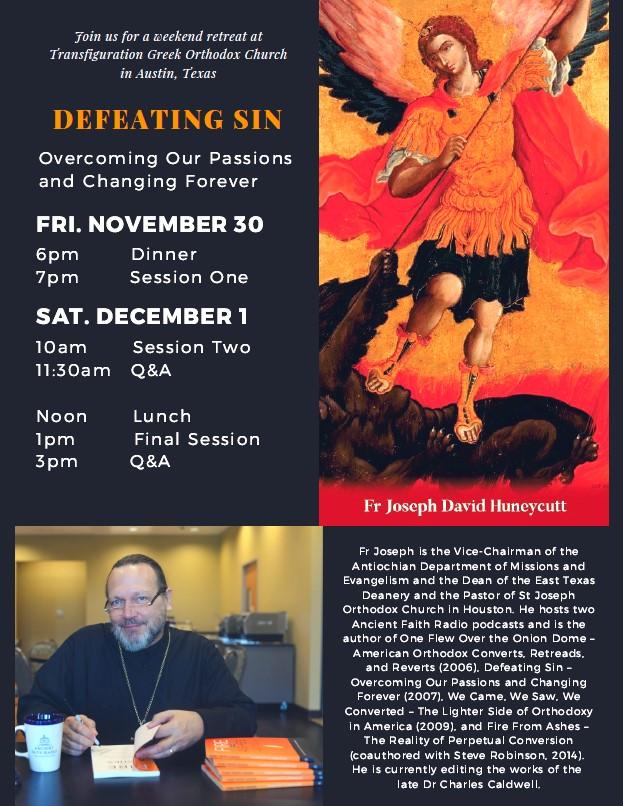 and discussion, with the ultimate goal of restoring our souls and bodies to the image and likeness