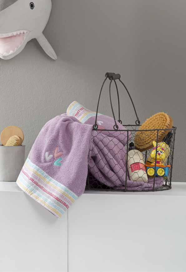 Jollity 100% Cotton Rainbow Hearts 100% Cotton Πετσέτα Χεριών