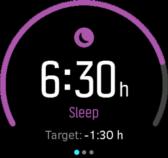 Όταν φοράτε το ρολόι σας στο κρεβάτι, το Suunto 9 παρακολουθεί τον ύπνο σας βάσει των δεδομένων του επιταχυνσιόμετρου. Για να παρακολουθήσετε τον ύπνο σας: 1.