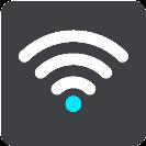 Wi-Fi Tip: To access settings and the status of your services quickly, select the menu bar at the top of the main menu. In portrait mode, you can also tap the icons down the right hand side.