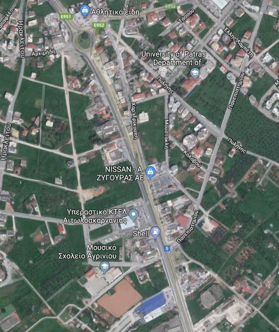 4. ΚΤΕΛ ΥΠΕΡΑΣΤΙΚΩΝ ΛΕΩΦΟΡΕΙΩΝ 4.1 Περιγραφή περιοχής Επι της εθνικής οδού 5 (EO5), ΧΘ.