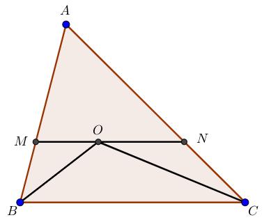 Α) 12 Β)13 Γ)14 Δ)15 Ε)16 6. Έστω ότι Μ είναι τυχαίο σημείο πάνω στην εξωτερική διχοτόμο της γωνιάς Α του τριγώνου ΑΒC.