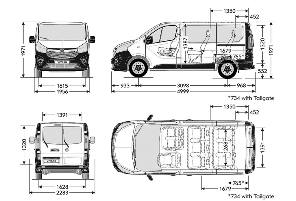 Van L1H1 Combi Vivaro Combi L1H1 6 Vivaro Van