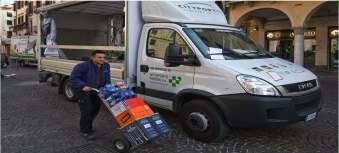 Interporto/ Padova/ Ιταλία Μοντέλο λειτουργίας του ΑΚΕΕ Οι μεταφορικές εταιρίες παραδίδουν τα εμπορεύματα των πελατών τους στο ΑΚΕΕ.