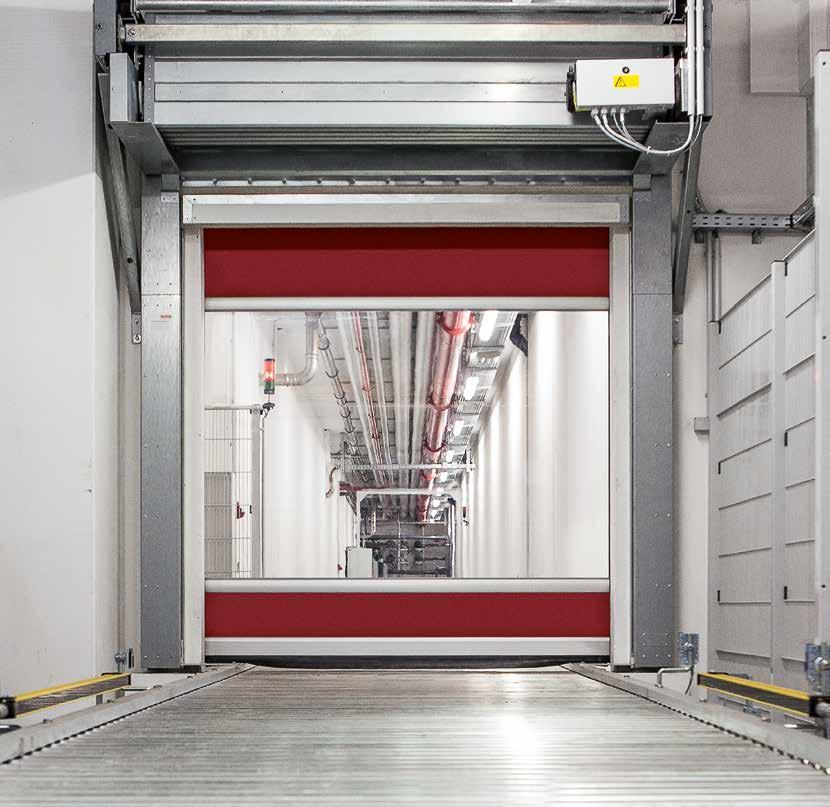 Εύκαμπτες ταχυκίνητες πόρτες Εσωτερικές πόρτες για ιδιαίτερες απαιτήσεις Τύπος πόρτας V 3009 Conveyor Η πόρτα V 3009 Conveyor χρησιμοποιείται ανάμεσα σε τμήματα