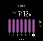 Μόλις ενεργοποιήσετε την παρακολούθηση ύπνου, μπορείτε επίσης να θέσετε το στόχο ύπνου.
