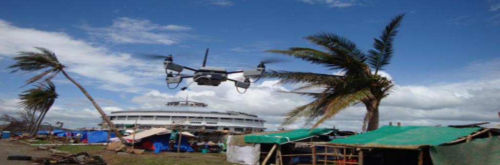 Εικόνα 41: Ένα Drone Τύπου Χ1 Sky-Watch Huginn για ανθρωπιστική υποστήριξη, Tacloban, Φιλιππίνες μετά τον τυφώνα Haiyan Νοέμβριος 2013 Πηγή: United Nations Office for the Coordination of Humanitarian