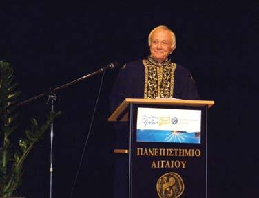 γεγονός ότι το Πανεπιστήμιο Αιγαίου είναι ένα Πανεπιστήμιο με ανοιχτούς ορίζοντες, ευρεία σκέψη, ερευνητική διάθεση.