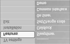 TOIMINGUTEMENÜÜ SEADISTUSTE REGULEERIMINE TELETEKST Set code / Change code (sea sisse / muuda kood) See valik võimaldab seada sisse või muuta personaalset neljakohalist ligipääsukoodi, mida