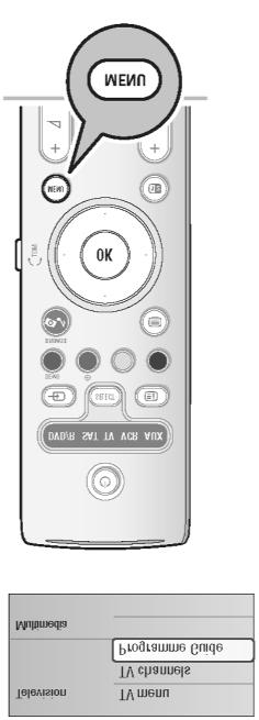 ELEKTROONILINE PROGRAMMIJUHT (EPG) (ainult digitaaltelekanalite korral) Elektrooniline programmijuht näitab Teile käesoleva ja ka järgneva (kui on saadaval) programmi kohta detailset informatsiooni.