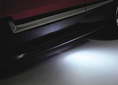 ΓΕΙΣΟ ΠΛΕΥΡΙΚΩΝ ΘΥΡΩΝ (DOOR VISORS) Αυτό το γείσο τοποθετείται στην κορυφή των μπροστινών και πίσω θυρών και εκτρέπει ομαλά τον αέρα.
