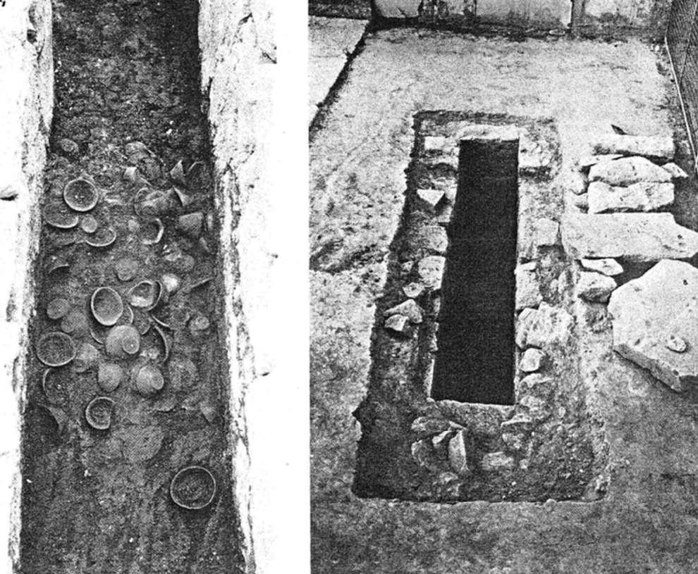 9. ΥΜIB αποθέτης θεμελίωσης στο Δωμάτιο 50 του ανακτόρου της Φαιστού (Boulotis 1982, Tafel 14:3, 4).