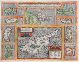 part of his Αtlante Veneto Atlas Plate impression 400 x 510 mm Verso: Blank 1.800 3.000 The History of the cartography of Cyprus by Andreas Stylianou and Judith A.