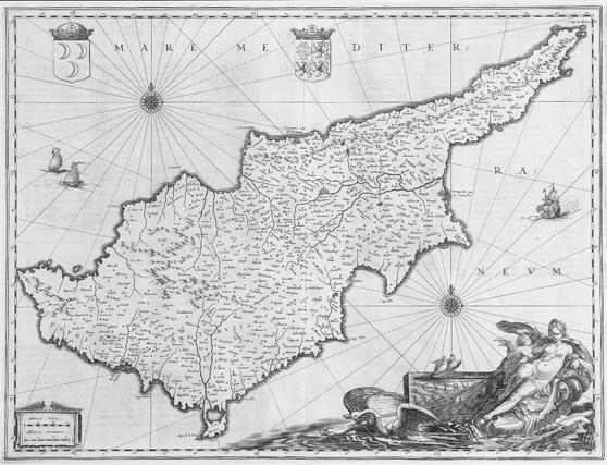 Stylianou Page 308 122 Gerard MERCATOR Jodocus HONDIUS Cyprus In(sula), insets Stalimini I / Chius Insul. / Mitilene Ins.. / Negroponte In. / Cerigo Insul.