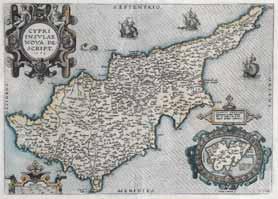 Stylianou Page 265, Entry (73) 127 Abraham ORTELIUS Cyprus Insula / Candia, Olim Creta, 36.5 x 43.