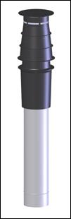 Kód 1 2 Potrubie L=250 mm Potrubie L=500 mm Potrubie L=1000 mm Prechod cez strechu - kondenzačný 3 Šikmé