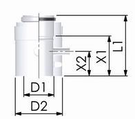 Oblúk 87 0 PPs/Alu PPs/Alu D1 D2 L1 L2 X1 X2 AEAH.AA.