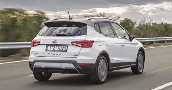 To πολύ καλό πλαίσιο MQB A0 του Οµίλου Volkswagen που αποτελεί τη βάση του Arona δεν εξασφαλίζει µόνο άνετους χώρους και ένα υψηλό επίπεδο παθητικής ασφάλειας αλλά και ιδιαίτερα ζυγισµένη και καλή