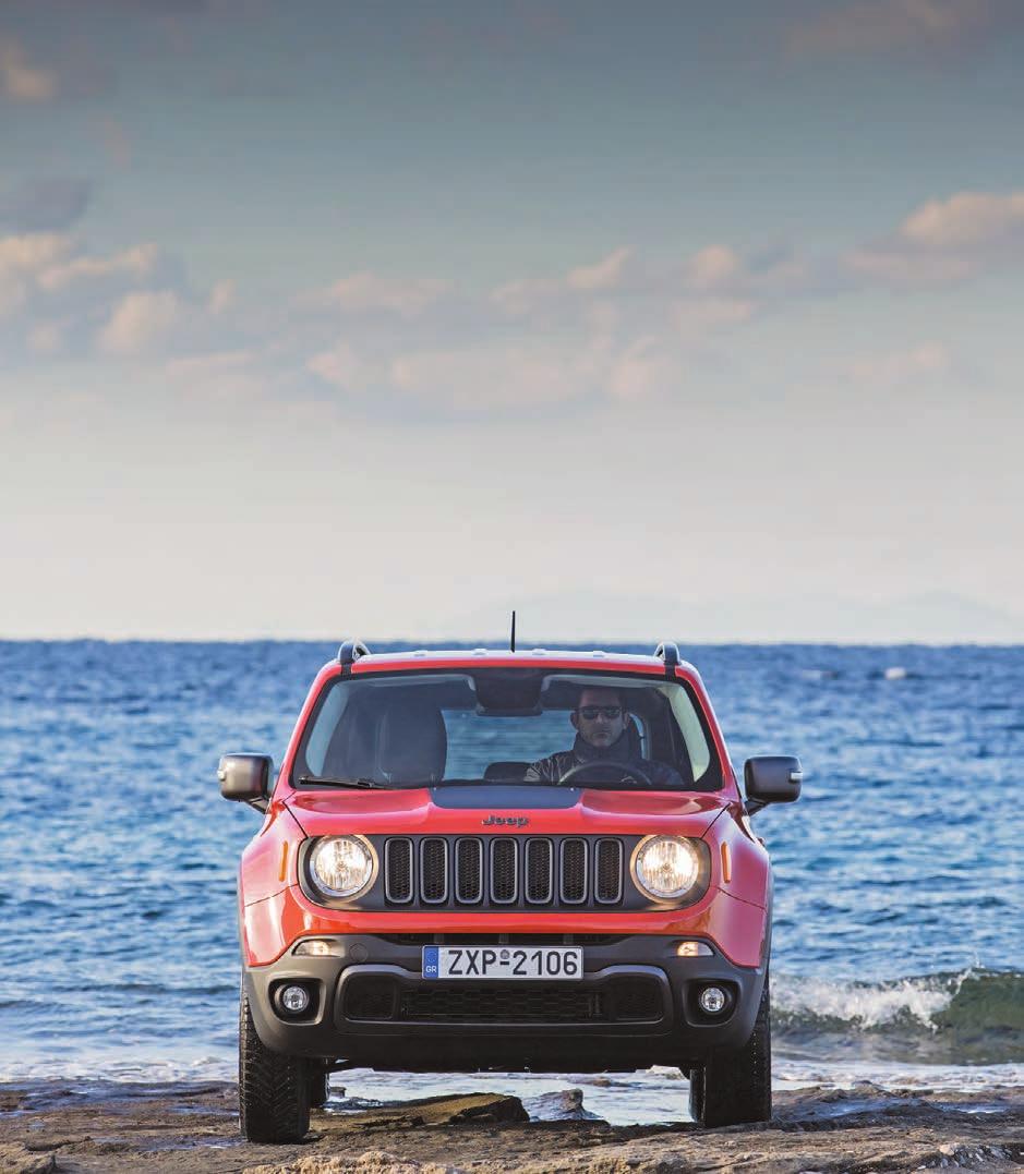 08 ADVERTORIAL ΑΠΡΙΛΙΟΣ 2018 JEEP RENEGADE Ποτέ άλλοτε η εµπειρία ενός αυθεντικού Jeep δεν ήταν τόσο προσιτή Το Renegade συνδυάζει τα χαρακτηριστικά που πρέπει να έχει ένα σύγχρονο µοντέλο µε τον