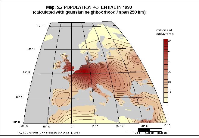 όμως να χωρίζεται σε δυο ζώνες όπου η μια εξ αυτών να έχει πληθυσμιακή πυκνότητα 200 άτομα ανά τετραγωνικό χιλιόμετρο.