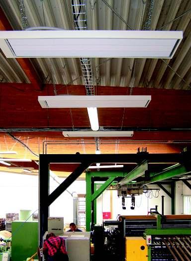 ECOSUN sálavé vykurovacie panely Princíp infračerveného vykurovania Pri konvenčnom vykurovaní je vykurovacím zariadeným ohrievaný
