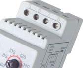70 TERMOSTAT DEVIreg 330 TERMOSTAT DEVIreg 316 Rozsah: +5 až +45 Elektronický termostat pre montáž na DIN lištu.