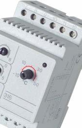 pre riadenie chladenia: Termokábel DEVItime -5 C 250 V AC 16 A Chladiace zariadenie Technické údaje: Pracovné napätie: 180 250 V AC, 50 Hz Spínaný výkon na svorkách 1 a 2: 16 A, 250 V AC na svorkách