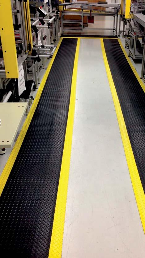 14 mm / 24 mm čierna, čierno-žltá Diamond Plate Flex-Link 122 cm x
