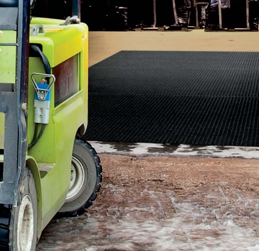 Traffic Mat HD 62/63 Inovačný systém čistenia kolies určený pre vysokozdvižné