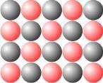 Príklad 1.67 Iónové a molekulové zlúčeniny Ktorý z nasledujúcich obrázkov (A a B) vyjadruje iónovú a ktorý molekulovú zlúčeninu? Vysvetlite.