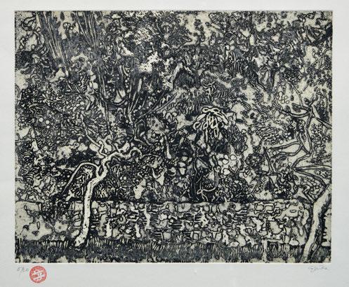 Ναύτης στόν ἥλιο. [1985]. Μεταξοτυπία, 887 x 400 mm.