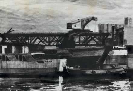 493 496 494 494 ΤΕΤΣΗΣ, Παναγιώτης. Τοπίο. Ἀκουατίντα, 431 x 598 mm.