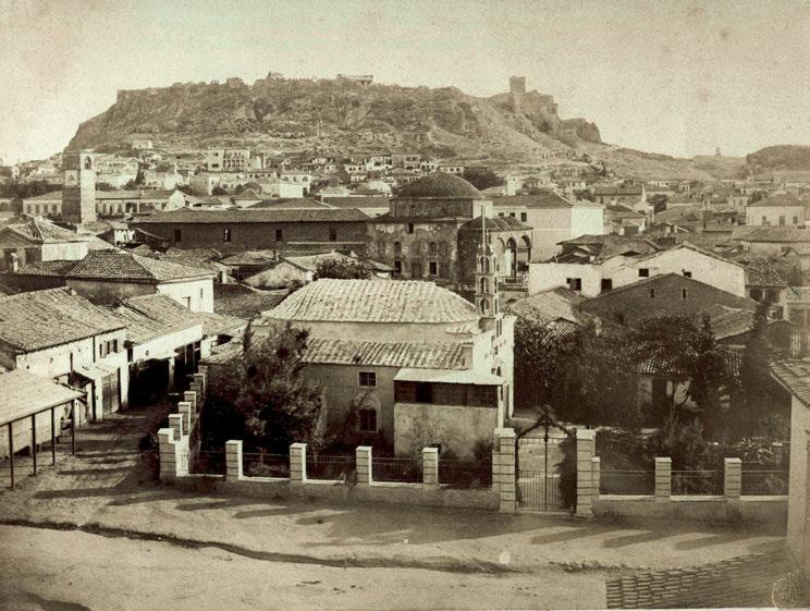 385 19. Φωτογραφία 385 STILLMAN, William James. Μοναστηράκι. [1869]. Ἀνάγλυφη σφραγίδα (μονόγραμμα) στήν εἰκόνα, τύπωμα ἀλμπουμίνας ἐπικολλημένο σέ λεπτό χαρτόνι, 187 x 235 mm.