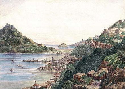 423 424 22. Σχέδια, ὑδατογραφίες, κλπ. 425 423 Ἑπτά ἀπόψεις τῆς Ζακύνθου. 1859-1861. Ὑδατογραφίες σέ χαρτί, ἀπό 202 x 289 ἕως 259 x 363 mm.