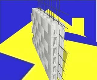 SIMPROLIT blokovi koriste se kao oplata i za ostale konstruktivne elemente objekta tipa AB zidova, stubova ili greda, s obzirom da se vrlo lako