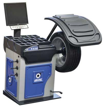 kolesa kliešte na závažia sťahovák pneumatík - poloautomat, vonkajšie upnutie 12-22 vnútorné upnutie 14-24 max. ø kolesa 1010mm max.