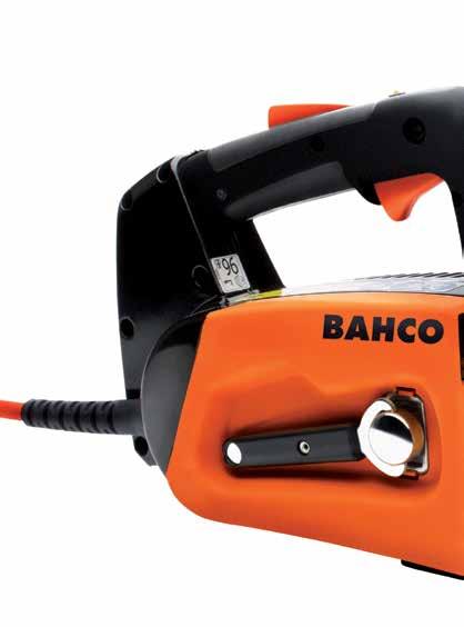 Reťazová píla BCL131 NAŠE PREDNOSTI 4 inovatívne bezpečnostné mechanizmy Snímač spätného rázu s elektronickým zapínaním okamžite