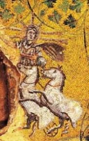 Prandaj, demi u zëvendësua me Jezu Krishtin (PQMT), i cili konsiderohet nga të Krishterët si Zoti në mish dhe buka dhe vera simbolizojnë trupin dhe gjakun e Jezusit (PQMT) (Figura 6). 4.2.5.