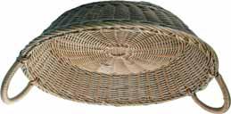 9 ψωμιέρες Rattan ψωμιέρες στρογγυλές 24 cm 8 cm 76-1401 ψωμιέρα «μπολ», μπεζ, 24 cm 8 cm 48 3,70