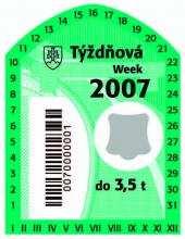 s celkovou hmotnosťou do 3,5 t vrátane prípojného vozidla Motorové vozidlá s celkovou hmotnosťou od 3,5 t do 12 t vrátane prípojného vozidla Motorové vozidlá s celkovou hmotnosťou nad 12 t