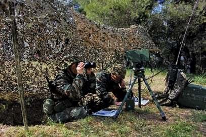 Εκπαίδευσης της Σχολής Πυροβολικού στο Πεδίο Βολής