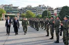 ΥΦΕΘΑ στο Στρατηγείο της 1 ης ΣΤΡΑΤΙΑΣ Την Πέμπτη 30 Απριλίου 2015, ο Υφυπουργός Εθνικής Άμυνας, κ.