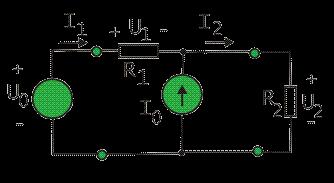 oddelene určiť jednosmerné prúdy a napätia v obvode a oddelene určiť striedavé prúdy a napätia v obvode a zložením oboch reakcii získať výsledný účinok pôsobenia oboch zložiek na obvod.