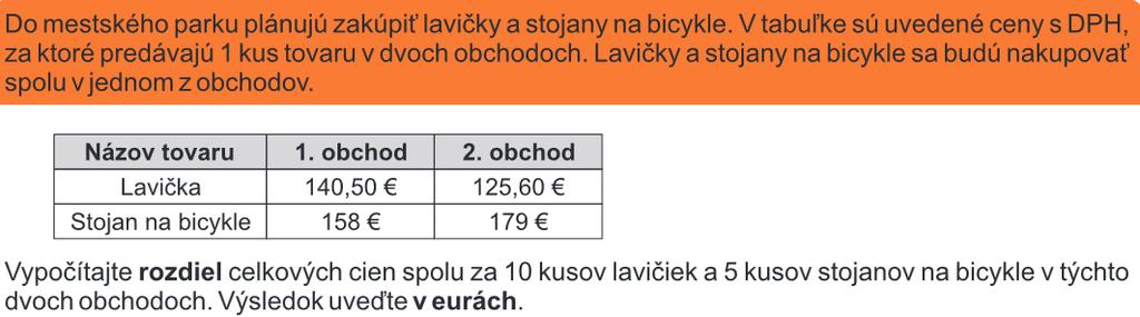 s hranami 80 cm a 60 cm. Vypočítajte obsah DBF v dm2. A 150 B 1500 C 7,5 D 15 10. Lúka má tvar lichobežníka ABCD. Vypočítajte obvod lúky. Rozmery na obrázku sú v metroch. A 160 B 180 C 170 D 190 11.
