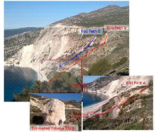 σεισμούς της Κεφαλονιάς (26/01/2104 και 03/02/2014) Αναφέρθηκαν επίσης αστοχίες τοίχων