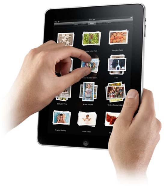 Touchscreen PostPC device Supersedes keyboard and mouse Resistive and Capacitive types
