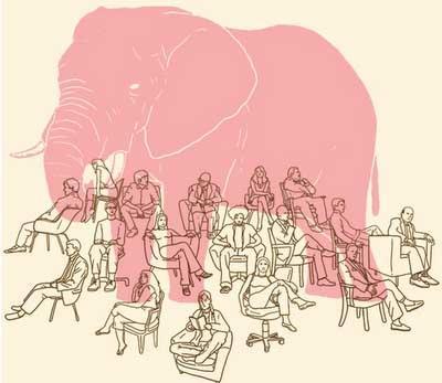 When there is an elephant in the